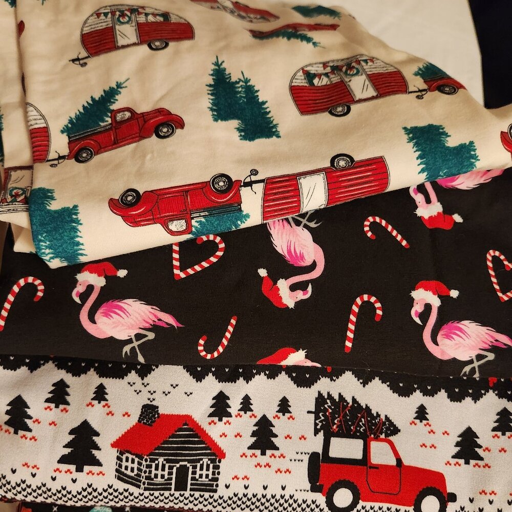 No Boundaries Juniors Size 3X (XXXL) Christmas/Holiday Leggings Lot of 3 NWT